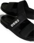 Dsquared2 Zwarte Leren Touch-Strap Sandalen Zwart Heren - Thumbnail 4