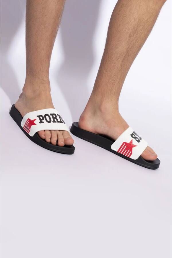 Dsquared2 Slides met logo Black Heren