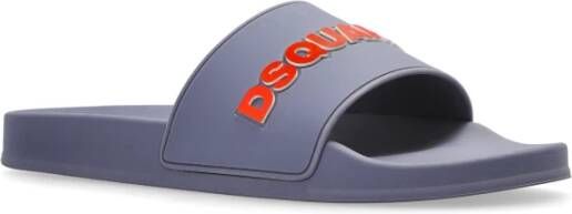 Dsquared2 Slides met logo Gray Heren