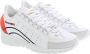 Dsquared2 Luxe leren sneakers voor vrouwen White Dames - Thumbnail 4