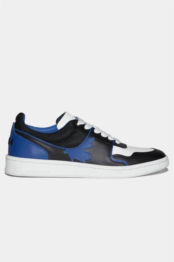 Dsquared2 Lace Up Boxer Sneaker met Limited Edition Blauw Heren