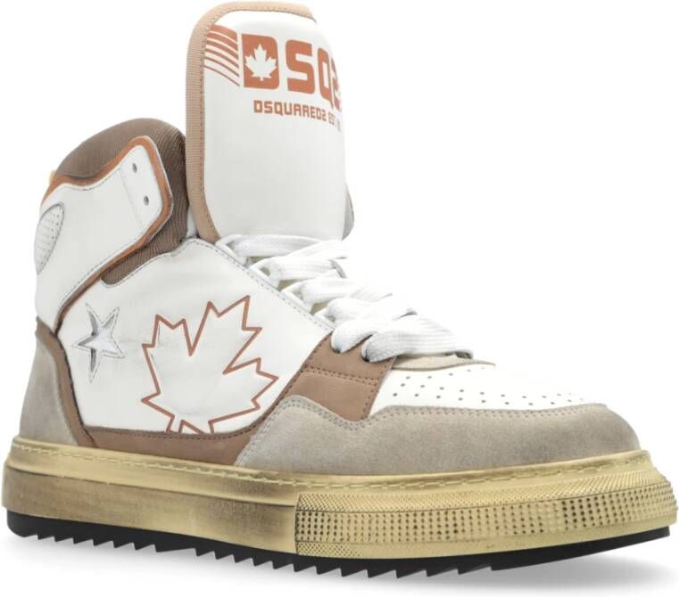 Dsquared2 Sneakers Boogie Beige Heren