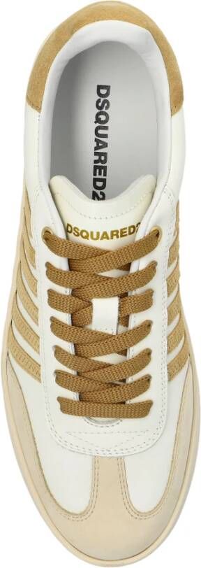 Dsquared2 Sneakers Boxer Beige Dames