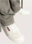 Dsquared2 Monogram Leren Platform Sneakers White Heren - Thumbnail 9