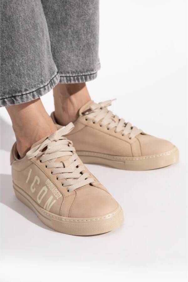 Dsquared2 Sneakers Icon Beige Dames