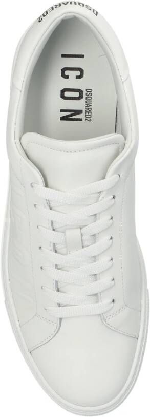 Dsquared2 Sneakers Icon Cassetta White Heren