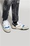 Dsquared2 Witte Spider Leren Lage Sneakers White Heren - Thumbnail 6