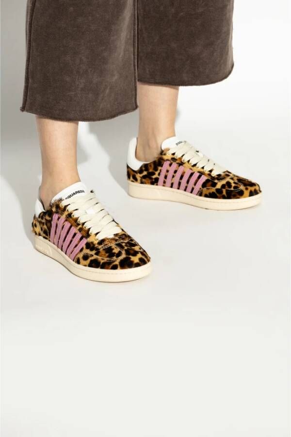 Dsquared2 Sneakers met logo Beige Dames