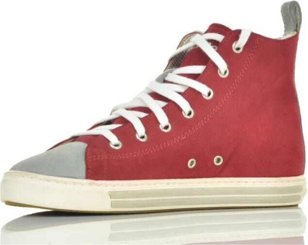 Dsquared2 Rode Vetersneakers voor Dames Rood Dames