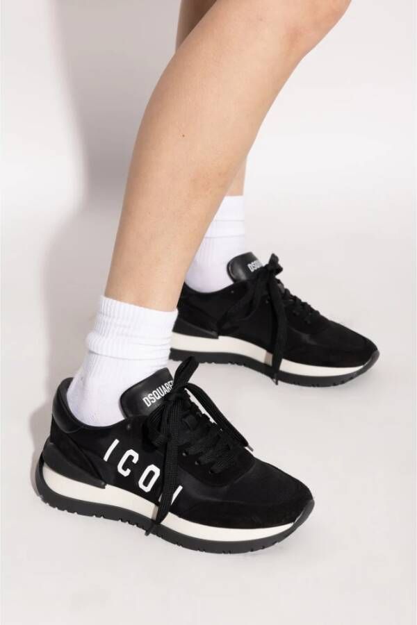 Dsquared2 Sneakers 'Running' Black Dames