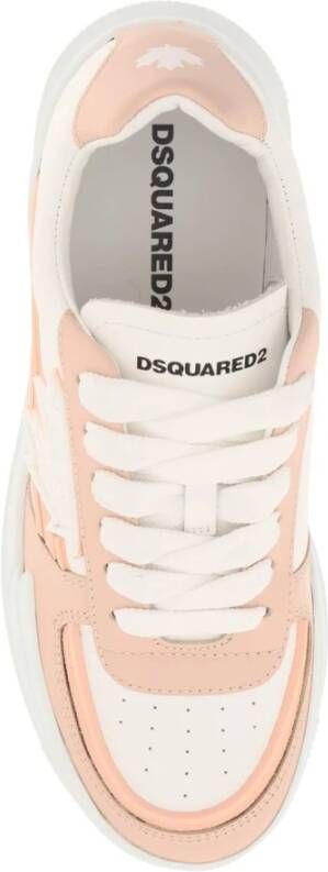 Dsquared2 Leather canadian sneakers Wit Dames