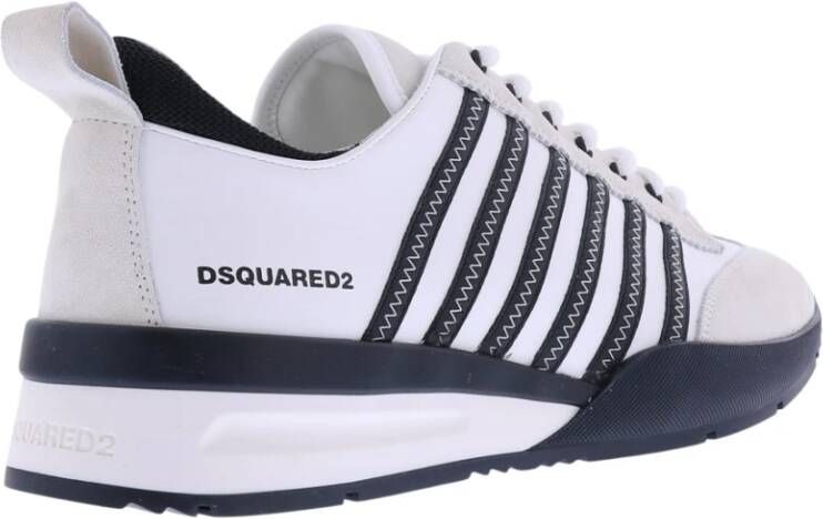 Dsquared2 Kleurrijke Veterschoenen Wit Heren