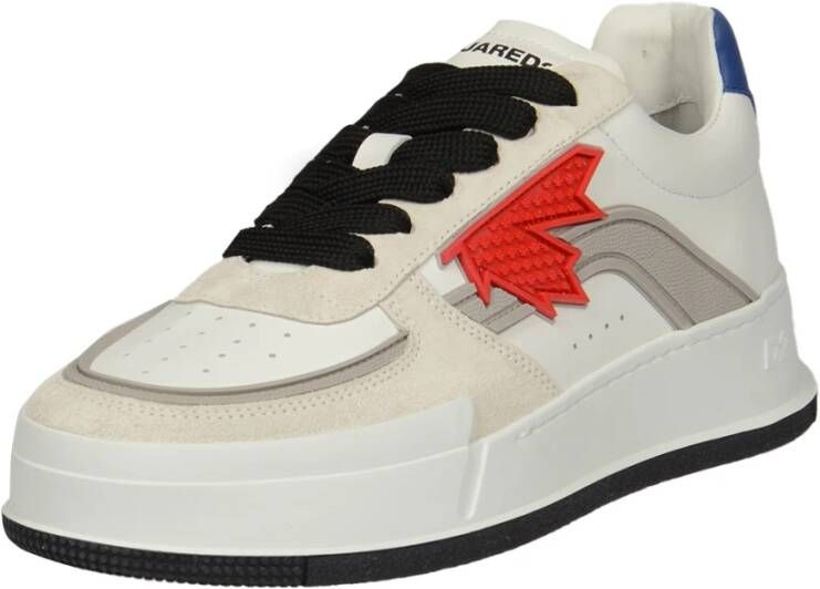 Dsquared2 Modieuze Herensneakers Wit Heren