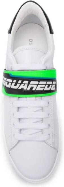 Dsquared2 Bionic Logo Strap Sneakers Wit Heren