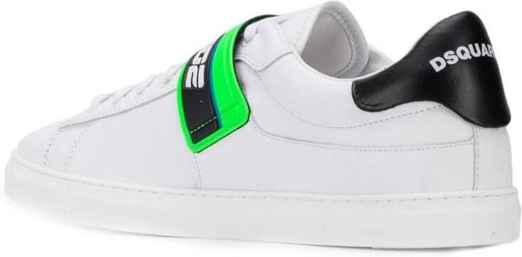 Dsquared2 Bionic Logo Strap Sneakers Wit Heren