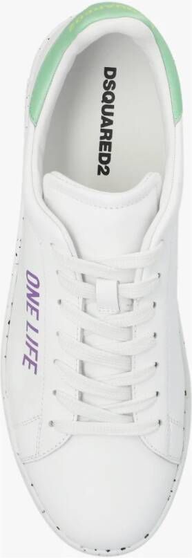 Dsquared2 One Life One Planet collectie sneakers Wit Heren