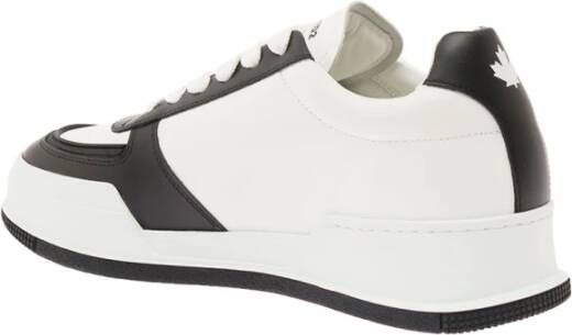 Dsquared2 Witte Herensneakers Stijlvol en Comfortabel Wit Heren