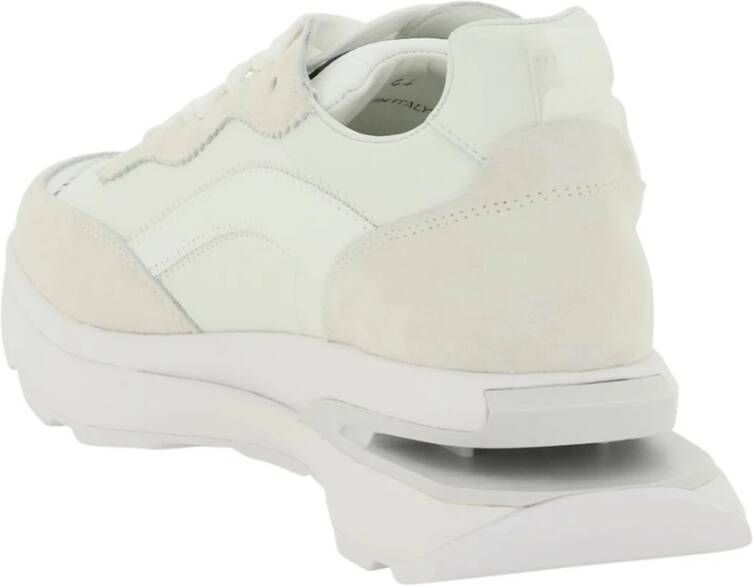 Dsquared2 Slash Leren Sneakers Wit Heren