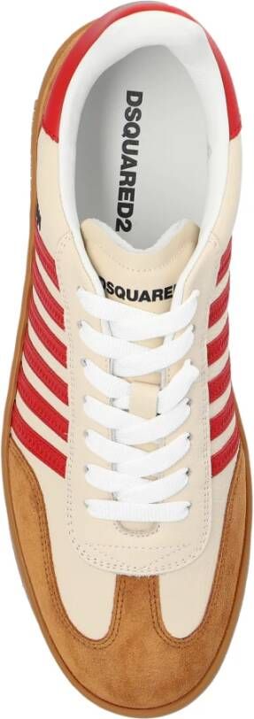 Dsquared2 Sportschoenen `Boxer` Beige Heren