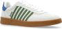 Dsquared2 Witte Suède Leren Sneakers Rubberen Zool White Heren - Thumbnail 4