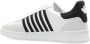 Dsquared2 Witte Sneakers Vitello+Crosta Bianco+Nero Multicolor Heren - Thumbnail 5