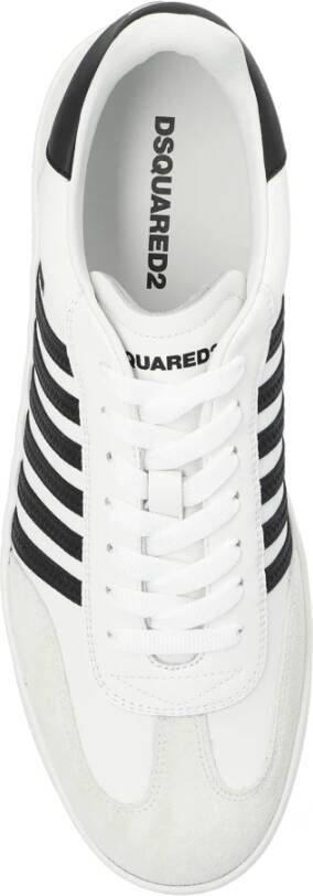 Dsquared2 Sportschoenen 'Boxer' White Heren