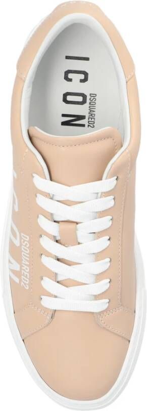 Dsquared2 Sportschoenen Cassetta Beige Dames