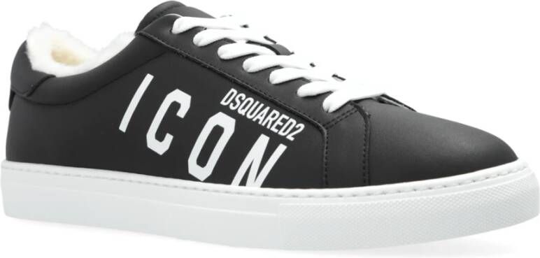 Dsquared2 Sportschoenen 'Cassetta' Black Heren