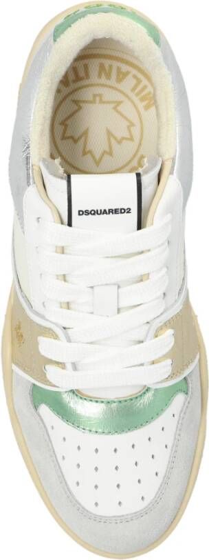 Dsquared2 Sportschoenen Spiker White Dames