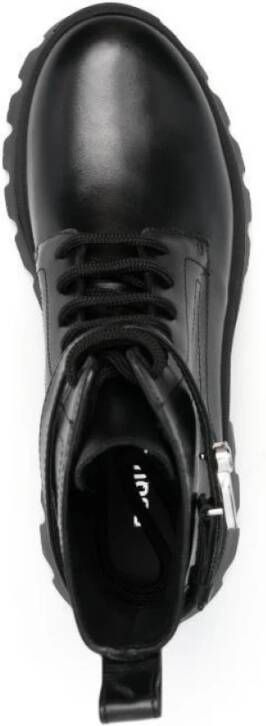 Dsquared2 Statement Combat Sneakers Black Dames