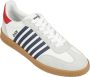 Dsquared2 Witte Leren Sneakers met Strepen Multicolor Heren - Thumbnail 12