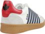 Dsquared2 Witte Leren Sneakers met Strepen Multicolor Heren - Thumbnail 13