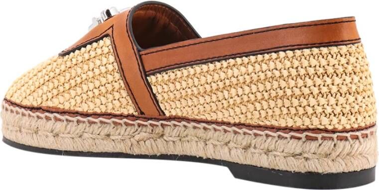 Dsquared2 Stijlvolle Beige Rafia Espadrilles Beige Dames