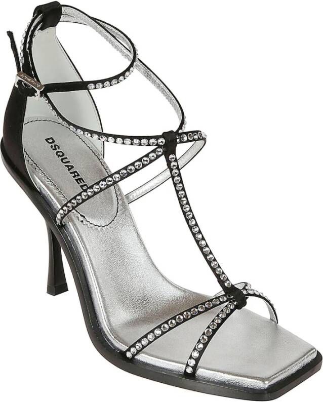 Dsquared2 Stijlvolle Sandalen voor de Zomer Black Dames