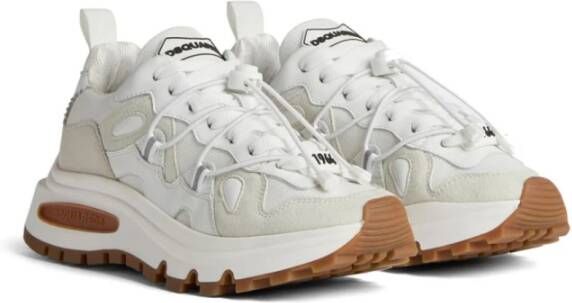 Dsquared2 Stoffen Sneakers 1062B Stijl White Dames