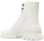 Dsquared2 Tank Combatlaarzen Crèmekleur White Dames - Thumbnail 3