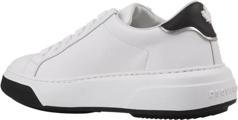 Dsquared2 Witte Bumper Sneakers met Logo White Dames