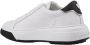 Dsquared2 Witte Leren Bumper Sneaker met Logo White Dames - Thumbnail 5