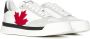 Dsquared2 Witte Sneakers met Rood Bladlogo Multicolor Heren - Thumbnail 14