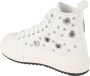 Dsquared2 Witte leren studsneakers White Dames - Thumbnail 3