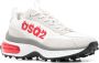 Dsquared2 Witte Veterschoenen met Dikke Rubberen Zool White Heren - Thumbnail 2