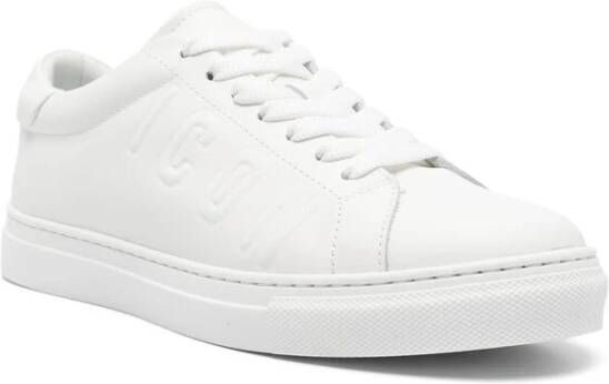 Dsquared2 Witte Veterschoenen met Gevulkaniseerde Zool White Dames