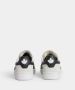 Dsquared2 Zwarte Gestreepte Leren Sneakers White Dames - Thumbnail 2