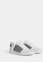 Dsquared2 Zwarte Gestreepte Leren Sneakers White Dames - Thumbnail 3