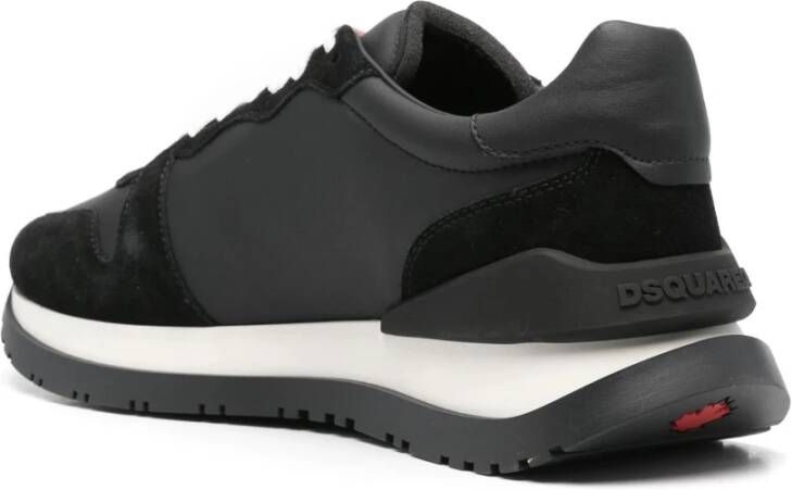 Dsquared2 Zwarte Hardloopschoenen Black Heren