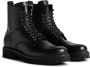 Dsquared2 Zwarte leren enkellaarzen Ss24 Black Heren - Thumbnail 14