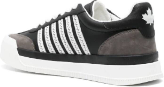 Dsquared2 Zwarte Sneakers met Logo Detailing Multicolor Heren