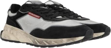 Dsquared2 Zwarte Sneakers voor Mannen Black Heren