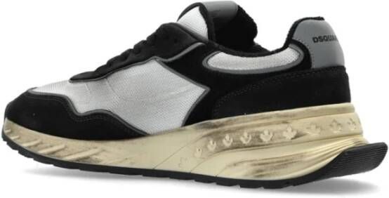 Dsquared2 Zwarte Sneakers voor Mannen Black Heren