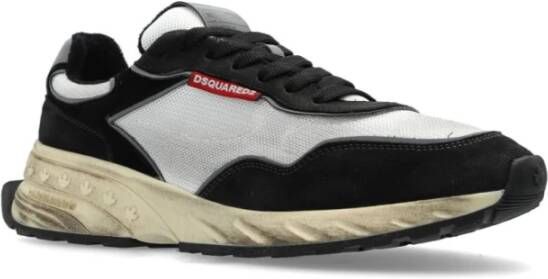 Dsquared2 Zwarte Sneakers voor Mannen Black Heren